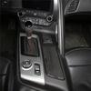 Автомобильная наклейка-панель на центральную консоль с подстаканником из мягкого карбона, декоративные наклейки для Corvette C7 2014--M53K