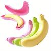 Banana Protector Container, Plastic Box Holder Case, Food Lunch Fruit Storage Box for Outdoor Travel Cute Banana Case