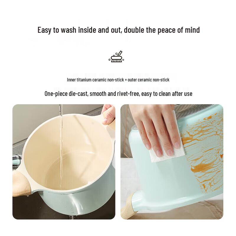 COOKER KING Керамическая антипригарная кастрюля для супа 22 см