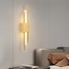 Nordic Modern Simple Gold Lamp Body Restaurant Wall Light Living Room Background Balcony Aisle Bedroom Wall Lamp LED Aesthetics