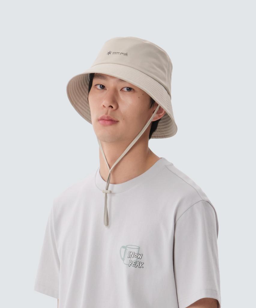 SNOWPEAK APPAREL Водонепроницаемая шляпа Pertex (S25Zutha02) бежевый
