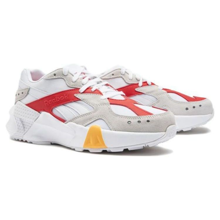 Reebok Aztrek Double 93 Низкие спортивные повседневные кроссовки Унисекс Кроссовки Белый Красный EF2928