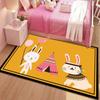 Новый детский ковер у кровати с рисунком из мультфильма для девочек-подростков, милый ковер с рисунком из мультфильма, декоративный ковер для детской комнаты, коврик для ползания