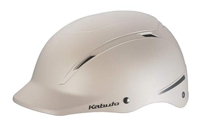 KABUTO BRERO Велосипедный шлем Матовый Сертифицированный SG, Цвет Бежевый, Размер 57-59 см,