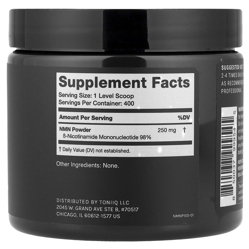 Toniiq NMN, 100g(3.53oz)