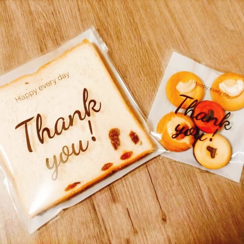 100 пакетов для сэндвичей с изюмом из ОПП, пакеты с боковой запайкой для сладостей, хлеба и печенья, с клейкой лентой, полупрозрачные, для упаковки, индивидуальной упаковки