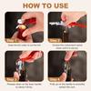2/4Pcs Professional Waiters Corkscrew Stainless Steel Wine Key with Ergonomic Wood Grip Beer Bottle Opener and Foil Cutter