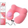 Inflatable U-Shaped Travel Pillow Soft Neckrest Pad Relaxation Neck Support Cushion  Office/School
