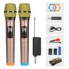 Dual Wireless Handheld Microphone & Trolley Speaker for Live Broadcasts and Home Karaoke