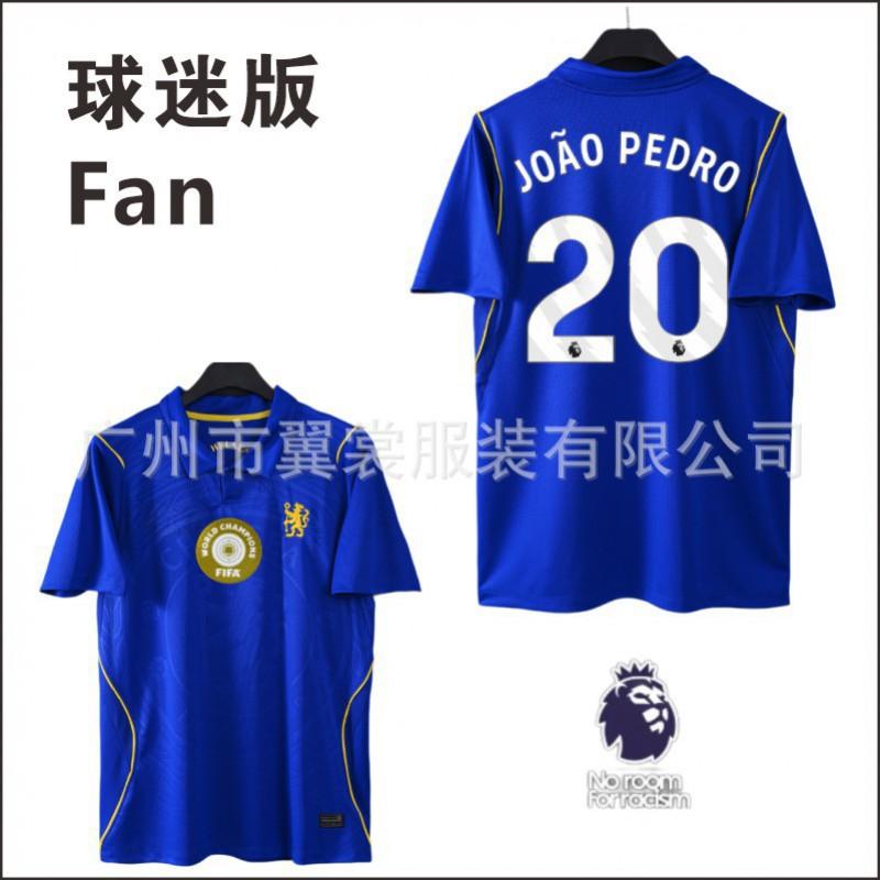 Chelsea Home Fan Soccer Jersey 2024-25 Premier League UEFA Champions Enzo 8 Palmer 10 Rogers 17