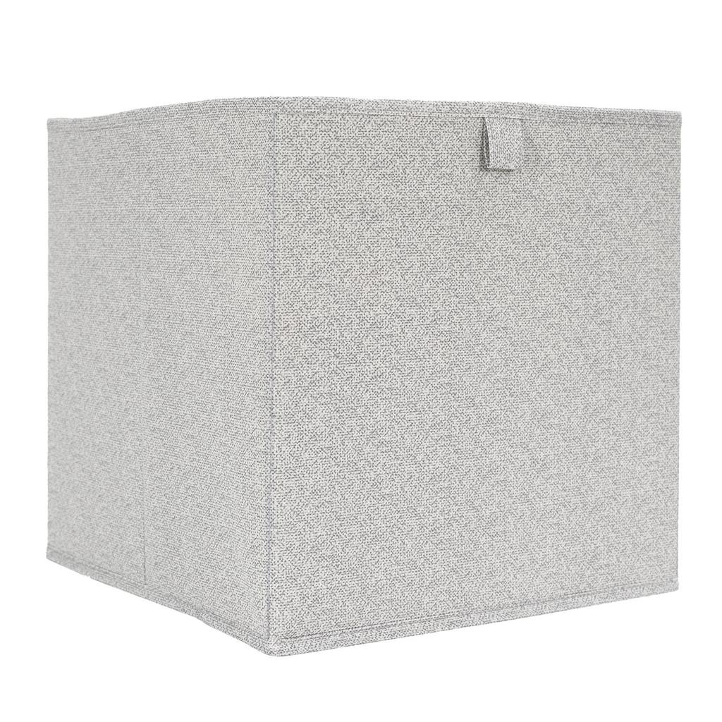 Cube Light Gray Foldable Shelf Box 30X30Cm