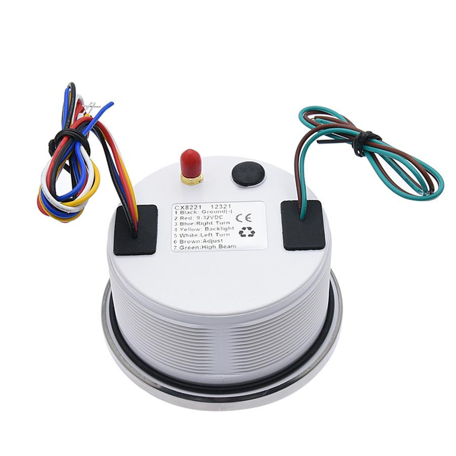 HD 85mm GPS Speedometer With Antenna For Motorcycle Yacht Boat Car Waterproof Od