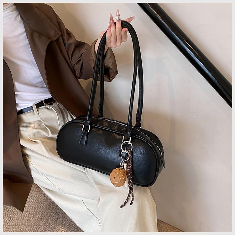 IELGY Ladies Boston Bag Autumn Winter Large Capacity Portable Shoulder Bag