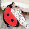 100см Носимые Плюшевые Игрушки Насекомые Божья Коровка Мягкая Подушка Смешная Вечеринка Косплей Кукла Мягкая Набивная Плюшевая Подушка для Сна Детские Подарки