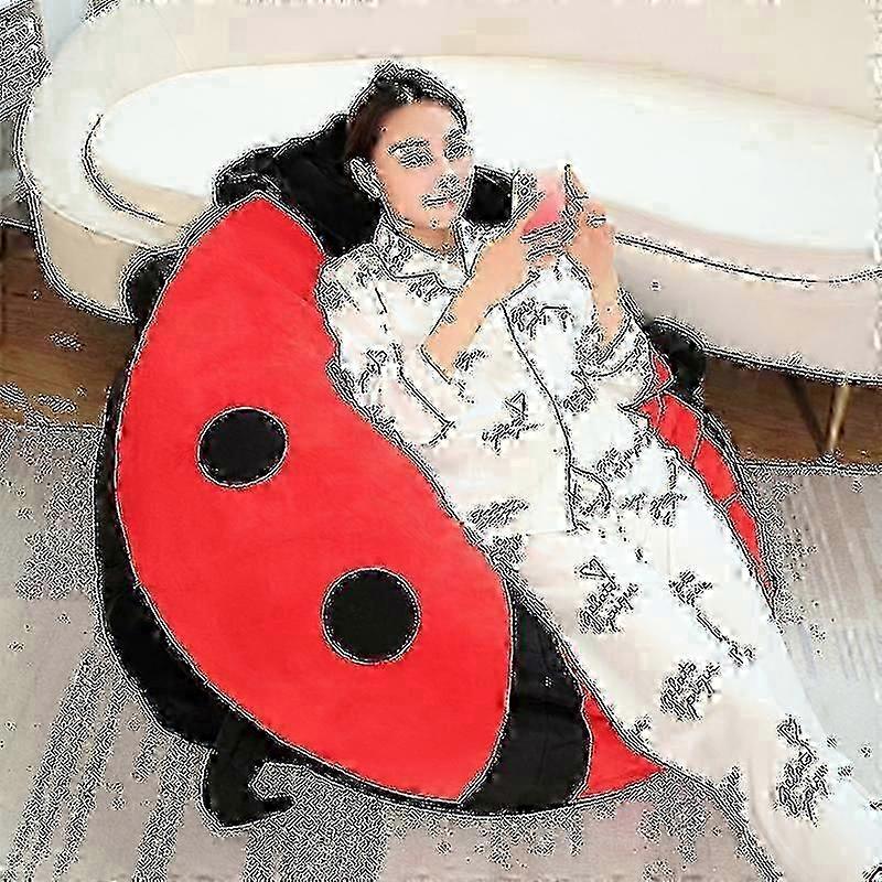 100см Носимые Плюшевые Игрушки Насекомые Божья Коровка Мягкая Подушка Смешная Вечеринка Косплей Кукла Мягкая Набивная Плюшевая Подушка для Сна Детские Подарки