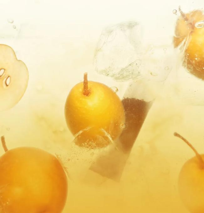 Osulloc Холодный персиковый, медово-грушевый и мускатный чай – фруктовая смесь холодного чая, 16 чайных пакетиков