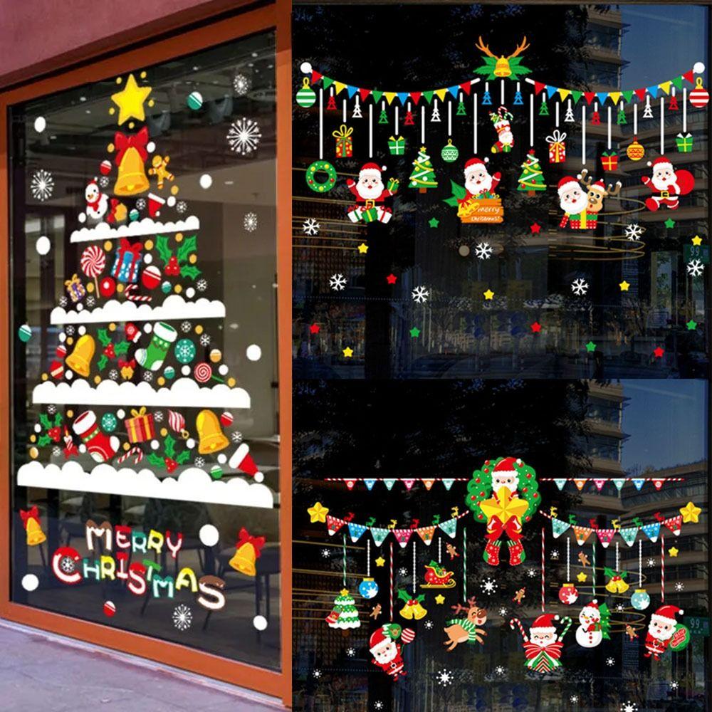 Home Decoration New Year Christmas Merry Christmas Wall Stickers Xmas Party Window Decals