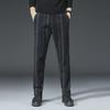 Xintang мужские узкие прямые полосатые эластичные повседневные брюки