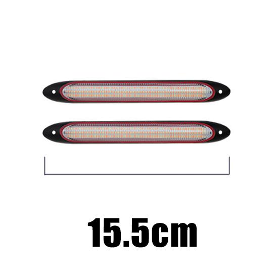 Светодиодные автомобильные дневные ходовые огни DRL, водонепроницаемые универсальные автомобильные фары, последовательный указатель поворота, желтая текущая лампа