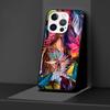 Colorful Leaves Case for Apple iPhone 14 11 7 SE 2020 8 X XS 13 12 Mini XR 15 Pro Max Silicone Black Soft Phone Cover