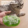 2Pcs Silicone Cat Grooming Strap Pad Self Groomer Brush Cats Adjustable Pet Grooming Tool Pet Grooming Accessory