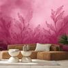 Wallpaper Plants Meadow Pink