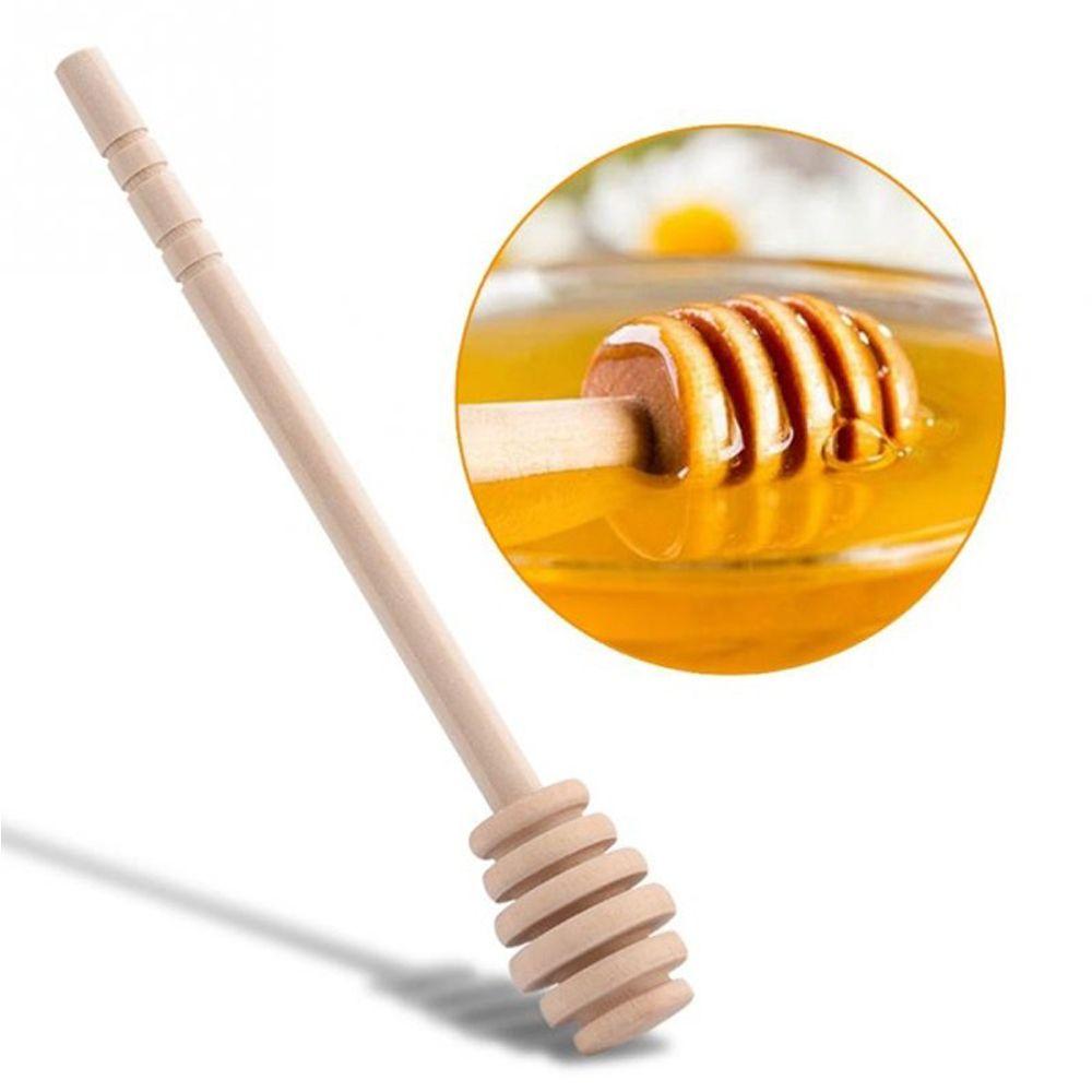 1/3pcs Home Tableware Safe Gadgets Wooden Dipper Mixing Stick Stirring Honey Spoon