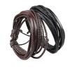 Leisure Fashion Men's Hand-woven Leather Bracelet Multilayer