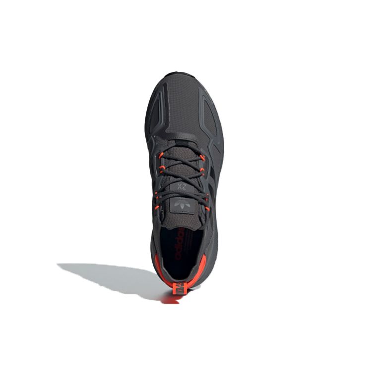 Adidas Кроссовки унисекс ZX 2K Boost Grey Solar Red Серо-Six Core-Черные H06576