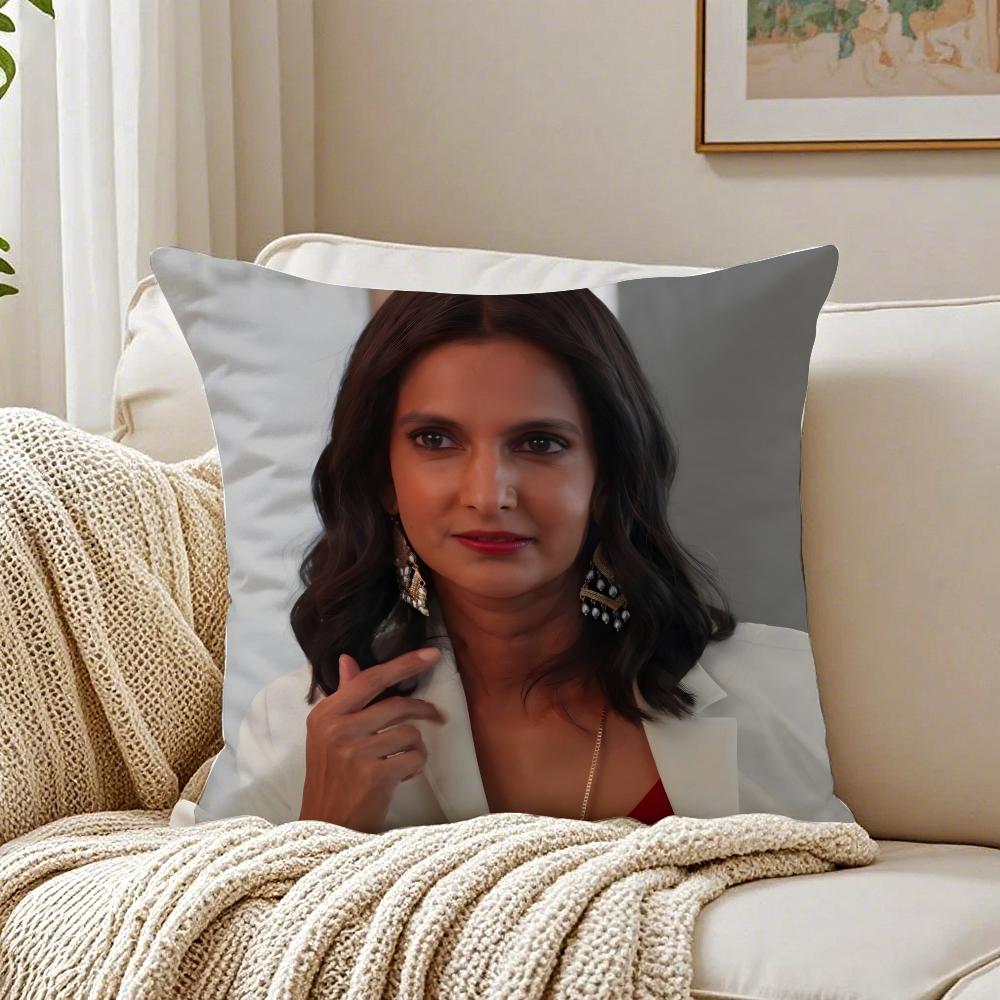 NNalini Vishwakumar TV Character Cushion Cover Pillowcase Antidustmite living Room Sofa Decor Cushion Room