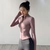Miki BF Sports Top: Slimming, Quick-Dry, Long Sleeve Zip-Up Yoga and Running Jacket