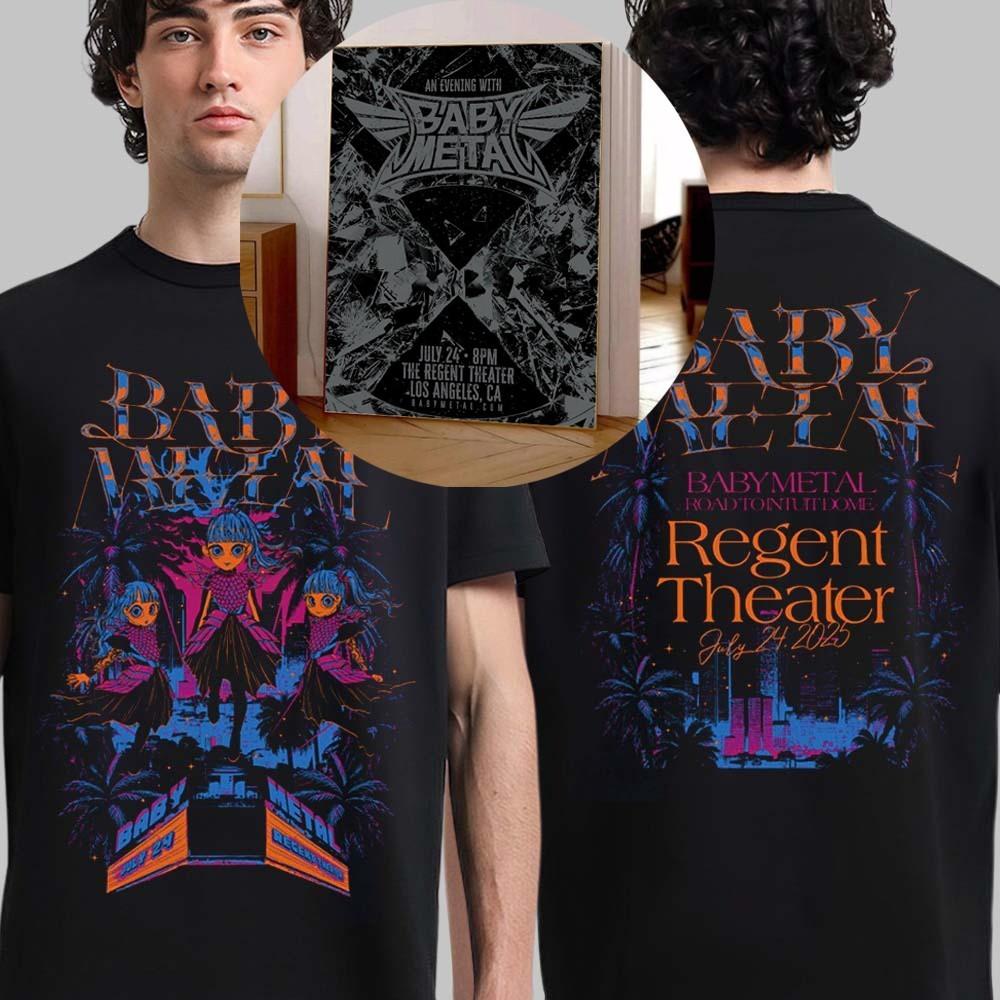 Babymetal Secret Gig Metal Forth Countdown In Los Angles CA T Shirt Mens Womens Tees Top