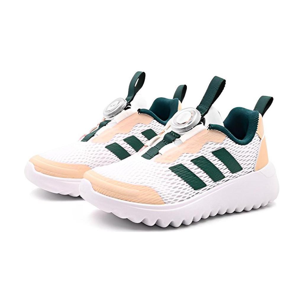 Adidas Activeflex Boa 3.0 Durable Comfortable Breathable Low Top Kids Running Shoes Kids Running Shoes Off-White Green IG0587