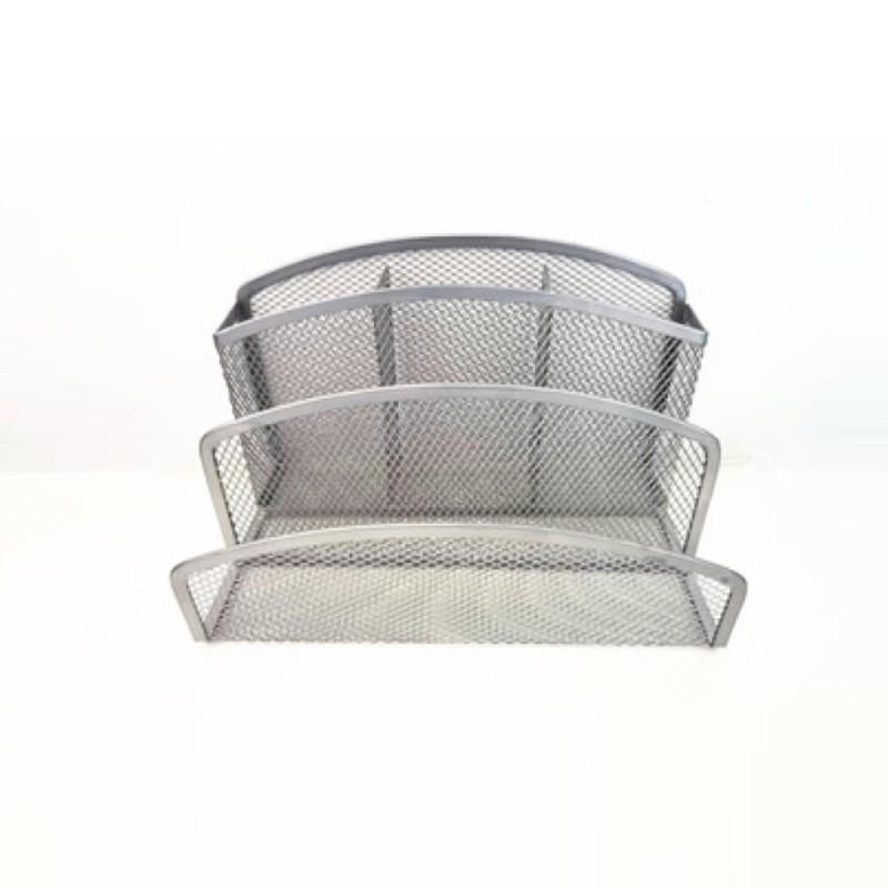 Hot Sale Metal  Paper Master Pen Holder Mail Organizer Multi-Functional Mesh Desk Organizer Mail Holder Pen & Pencil Holder