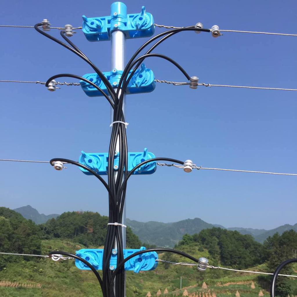 Dual-Zone Networked Pulse Perimeter Anti-Theft Alarm Fence Device