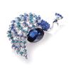 Peacock Brooches Pins Jewelry Banquet Christmas Gifts Accessories