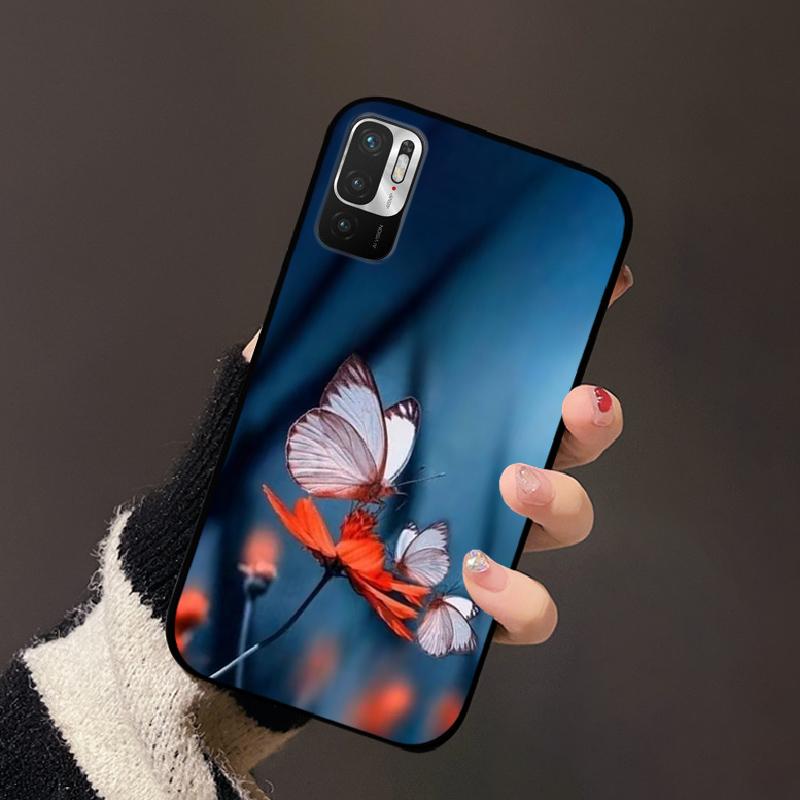 Чехол для Redmi Note 10 JE Ударопрочный Мягкий Силикон ТПУ Чехол для Телефона Для Xiaomi Redmi Note10 10 Pro 4G 5G Защитный Fundas Милый