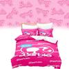 Barbie Floral Bedding Set With Active Dye Printing For Modern Bedroom Decor And Daily Use