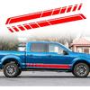 Ramuel Car Auto Racing Body Side Stripes Vinyl Modified Stripe Decal Cars Side Door Stickers Decorative Decals Exterior Accessories For Pickup Truck