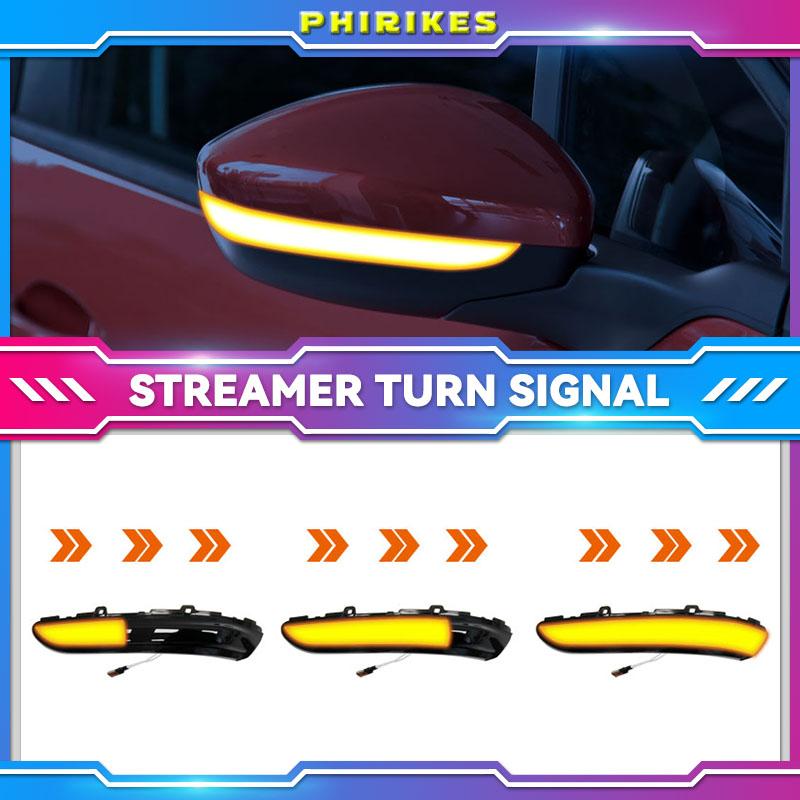 Dynamic Turn Signal Blinker Side Mirror Indicator Light Lamp for Peugeot 208 2008 12’-22 Citroen C3 MK3 C4 Cactus Opel Corsa F