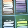 10 шт./набор Цветной блокнот для заметок Однотонные индексные липкие заметки Заметки для сообщений Липкие N раз Студенческие канцелярские принадлежности Офисные принадлежности