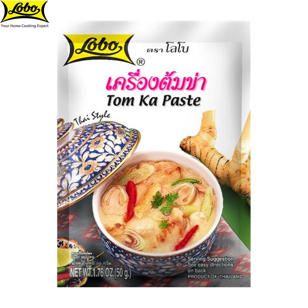 Lobo Tom Ka Paste, No Preservatives or Colours Added / Makes 3-4 Servings, Thai Food, 50 G