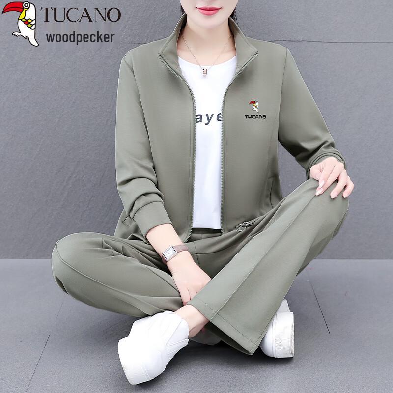 Стильный женский спортивный костюм-двойка Woodpecker