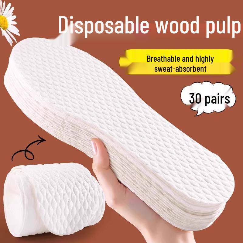 Дышащие, Влагопоглощающие Одноразовые Стельки для Летней Обуви - Унисекс, Дезодорирующие, Потостойкие и Идеальные для Высоких Каблуков
