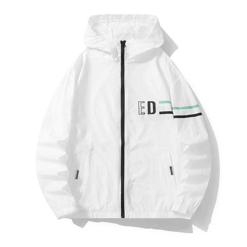 Hong Kong Wind skin костюм мужской зеленый пара одежда с капюшоном ультратонкая защита от ультрафиолета мужская одежда для активного отдыха модный бренд