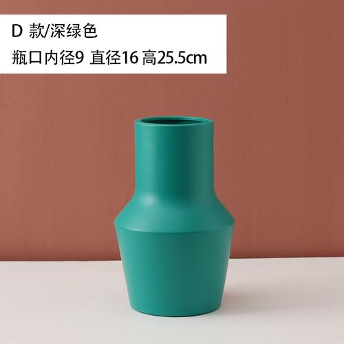 Ceramic Vase Minimalist Solid Color Vases for Flowers Abstract Art Desk Decoration Flower Arrangement Decorative Ornaments