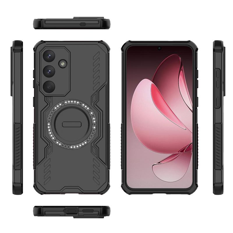 Чехол для Samsung Galaxy S25 FE Samsung S25 FE Противоударный Магнитная адсорбция Беспроводная зарядка Задняя крышка Для чехла Samsung S25 FE