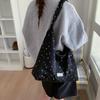 Korean Style Bow Tote Bag Large Capacity Women Handbag Sweet Polka Dot Shoulder Bag  Spicy Girl