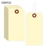 100 шт. пустые этикетки для доставки с проволочными бирками для еды, одежды, вина, этикетки для маркировки инвентаря, поделок
