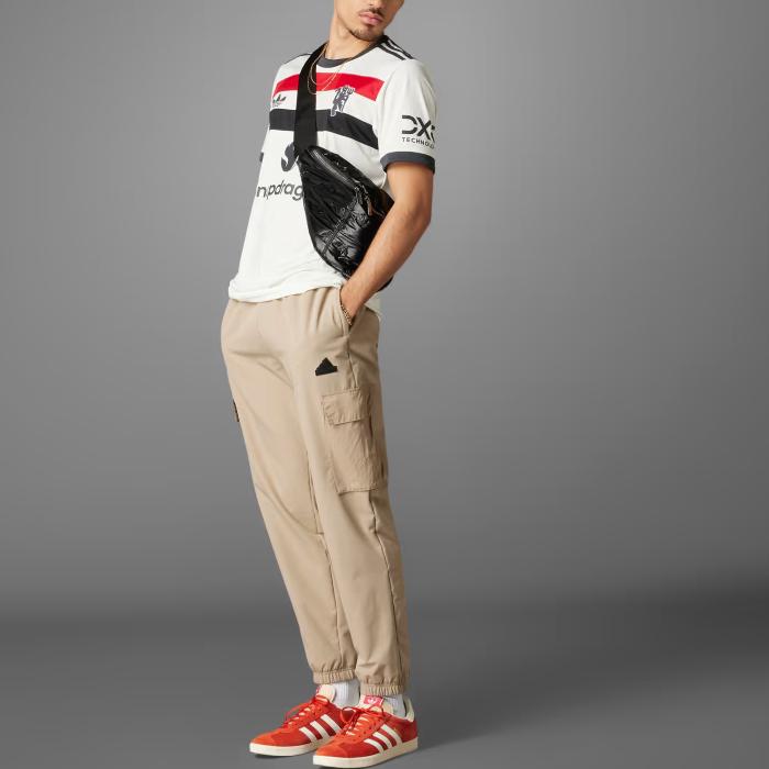 Adidas Манчестер Юнайтед 24/25 Третья футболка Молочно-белая Мужские топы IY7806